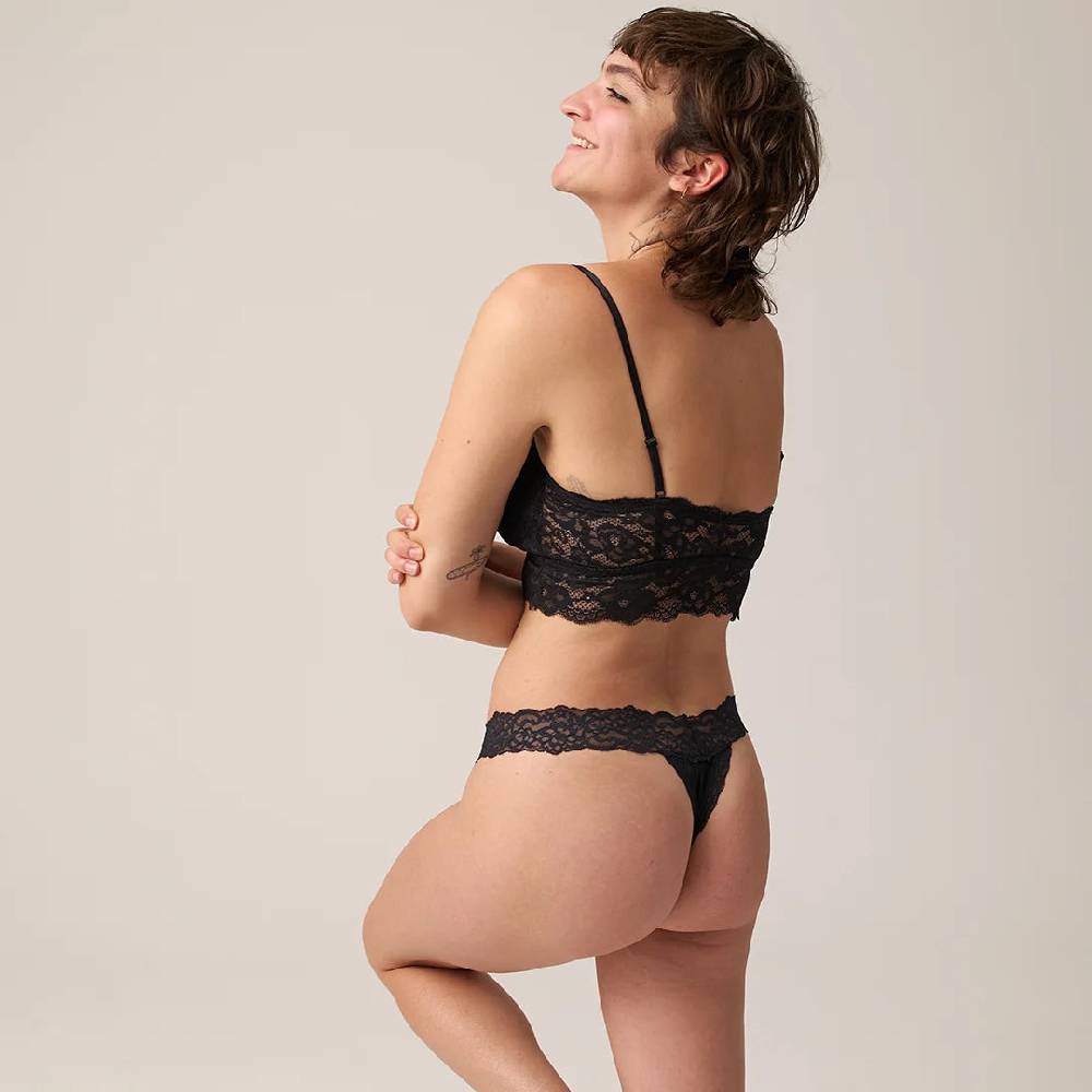 Snocks Tangas mit Spitze aus Bio-Baumwolle Im Verkauf