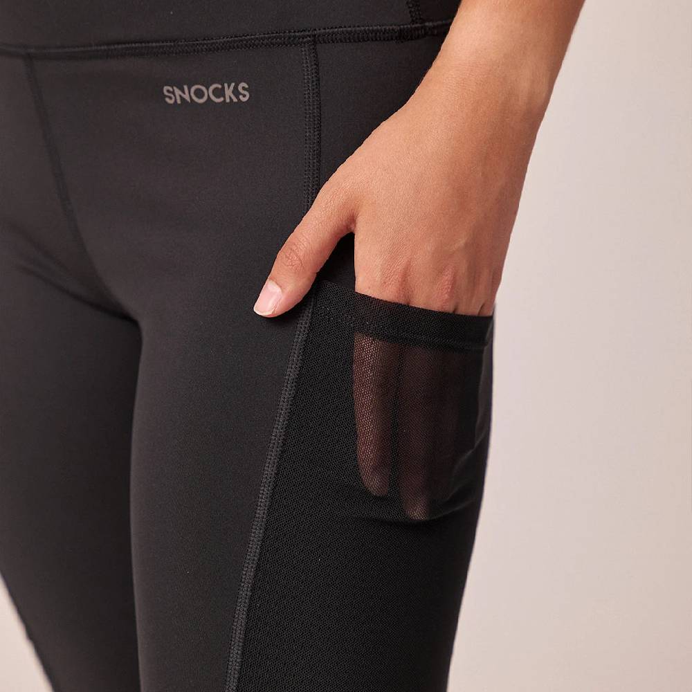 Snocks Leggings mit Tasche aus recyceltem Polyester Fabrikverkauf