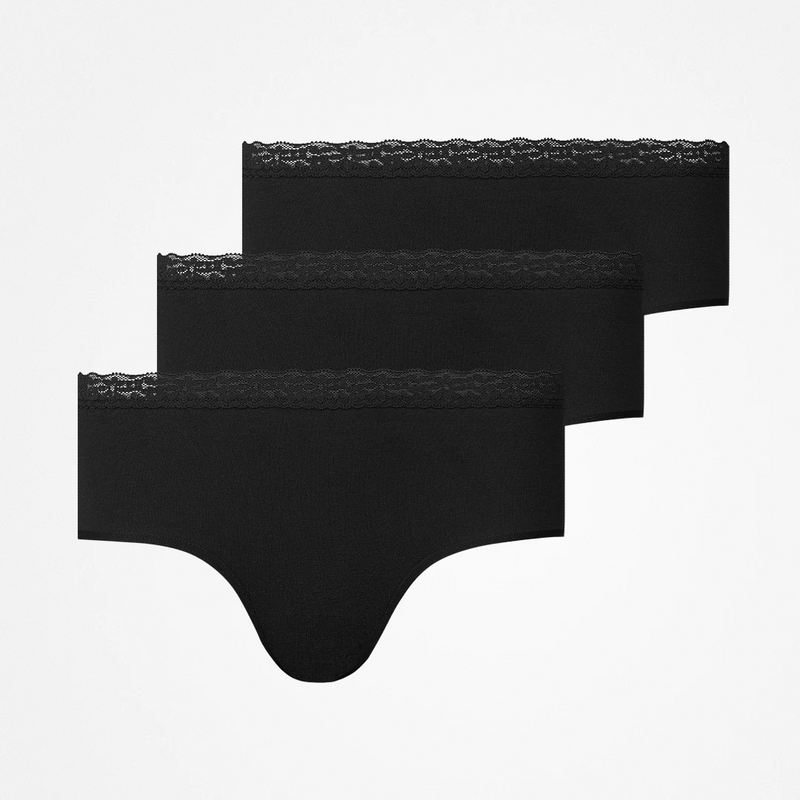 Snocks Hipster Panties mit Spitze aus Bio-Baumwolle Limitierter Zeitrabatt