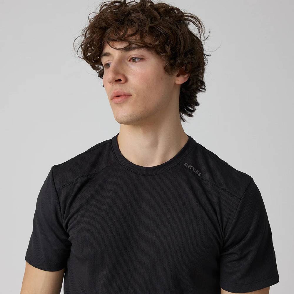 Snocks Trainingsshirt Mesh Herren aus recyceltem Polyester Räumungsverkauf