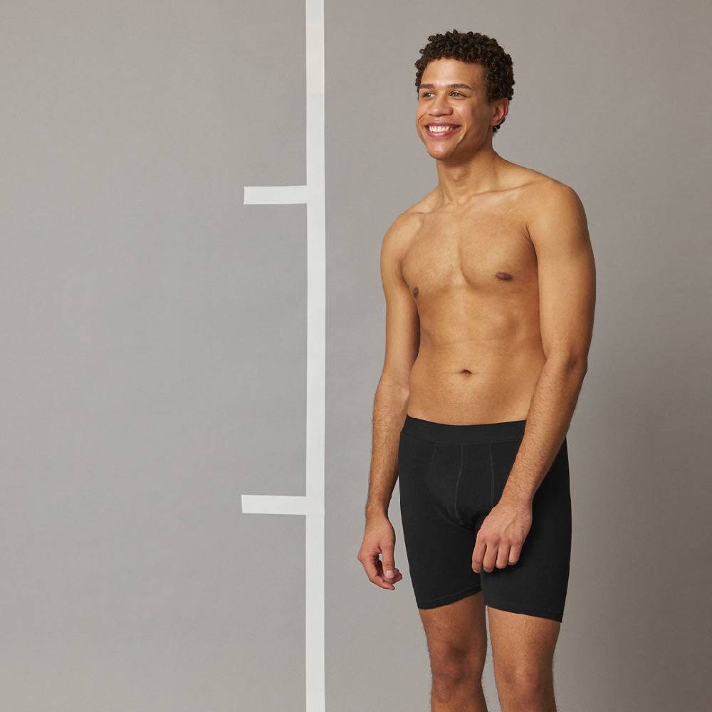 Snocks Lange Boxershorts ohne Logo aus Bio-Baumwolle Super Sparpreis