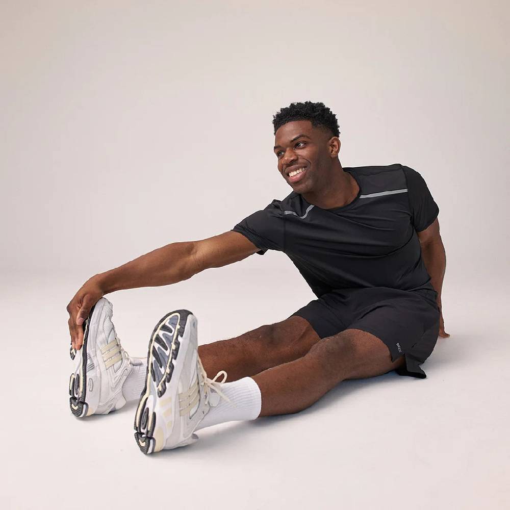 Snocks Trainingsshirt mit Reflexstreifen Herren aus recyceltem Polyamid Kostenlose Rückgabe