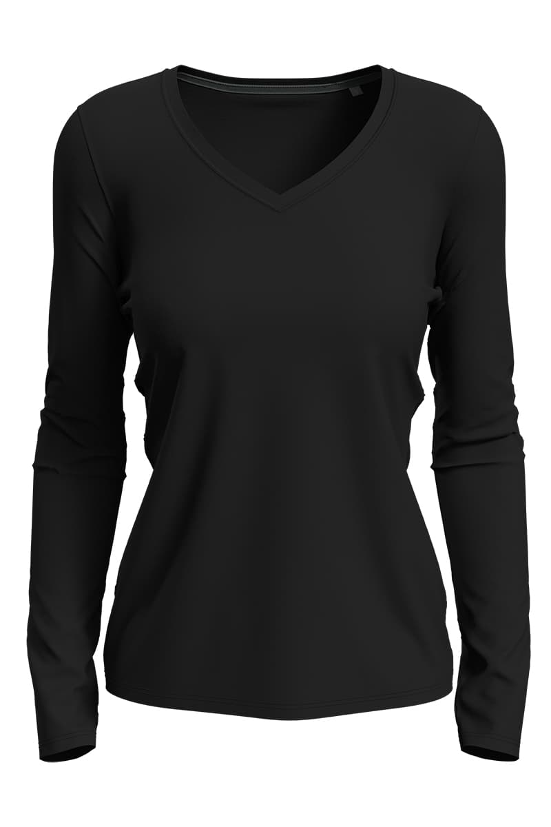 Stedman Claire V-neck Long Sleeve Super Rabatt