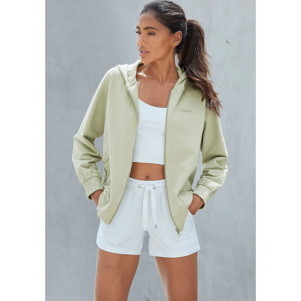 Bench. Loungewear Kapuzensweatjacke mit sportlichen Teilungsnähten Loungeanzug Blitzangebot