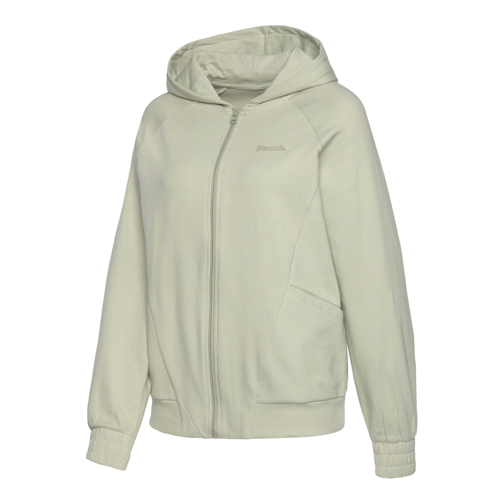 Bench. Loungewear Kapuzensweatjacke mit sportlichen Teilungsnähten Loungeanzug Blitzangebot
