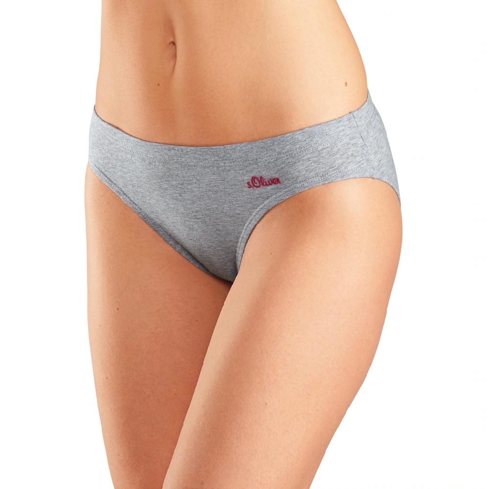 s.Oliver Bikinislip (3er-Pack) aus elastischer Baumwoll-Qualität online bestellen Saisonale Angebote