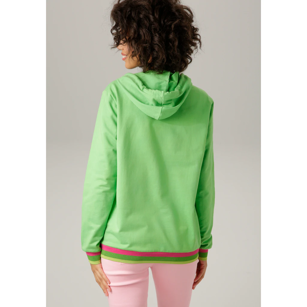 Aniston CASUAL Sweatshirt mit "ENJOY"-Schriftzug Kauf eins, bekomm eins gratis