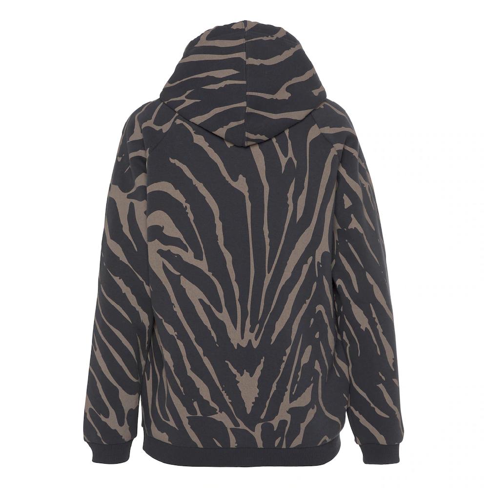 LASCANA Kapuzensweatshirt mit Zebramuster Loungewear JETZT KAUFEN