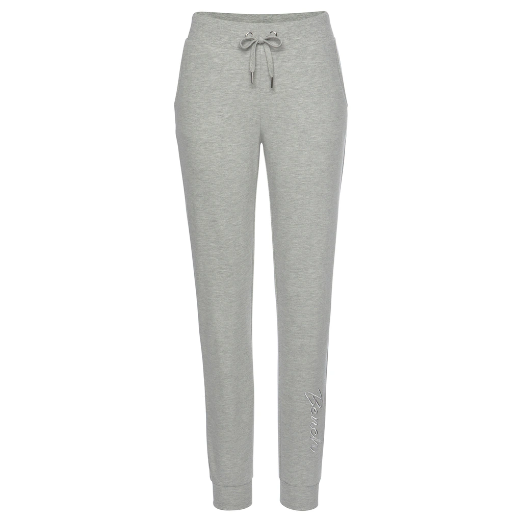 Bench. Loungewear Relaxhose mit glänzender Logostickerei Loungeanzug Discount Store für neue Produkte