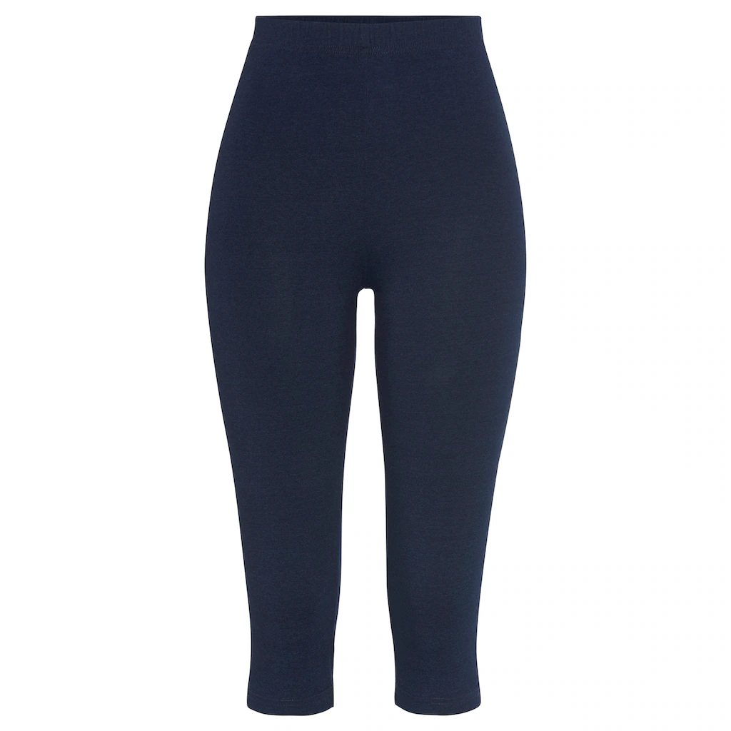 Vivance active Caprileggings (2er-Pack) mit Gummibund Loungewear Nur noch ein Tag übrig