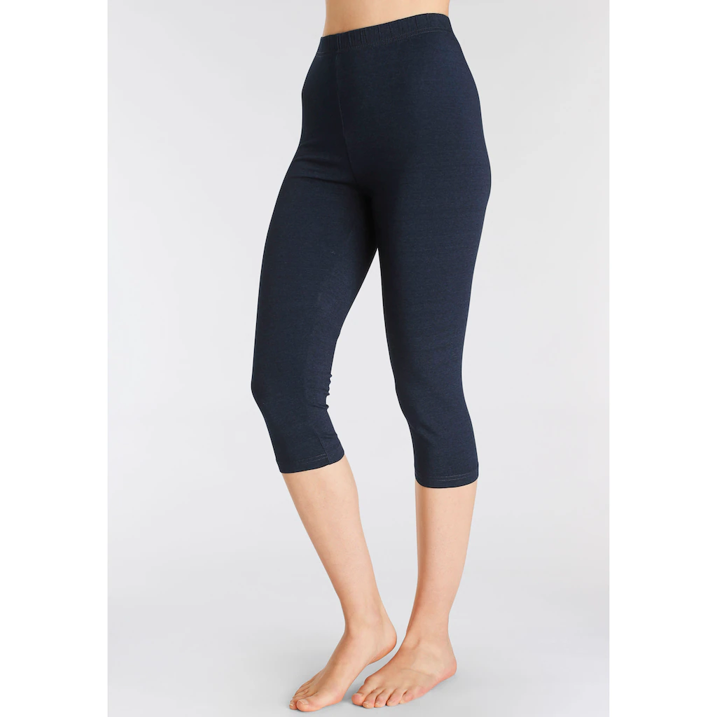 Vivance active Caprileggings (2er-Pack) mit Gummibund Loungewear Nur noch ein Tag übrig