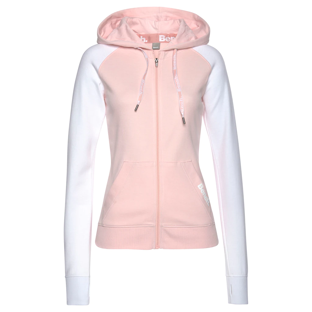 Bench. Loungewear Kapuzensweatjacke mit farblich abgesetzten Ärmeln Loungeanzug Begrenzt auf 3 Tage