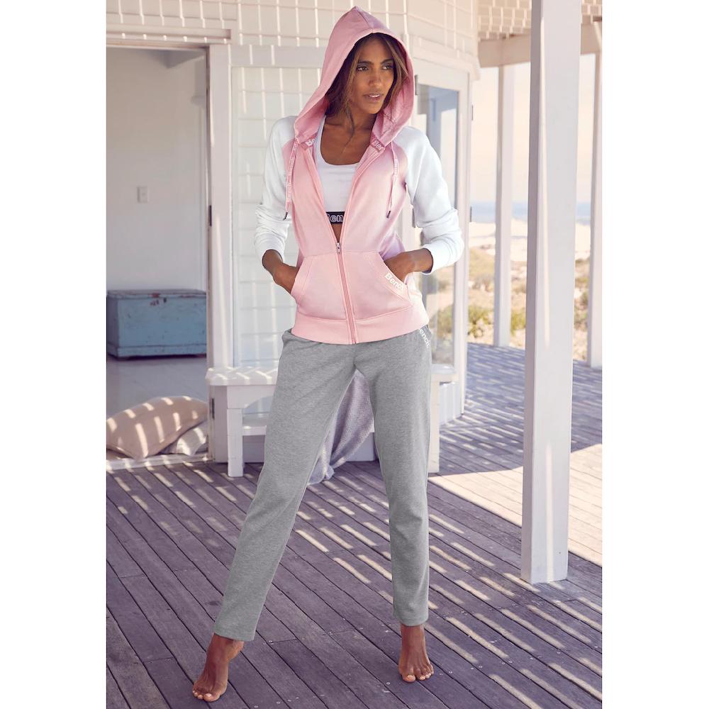 Bench. Loungewear Kapuzensweatjacke mit farblich abgesetzten Ärmeln Loungeanzug Begrenzt auf 3 Tage