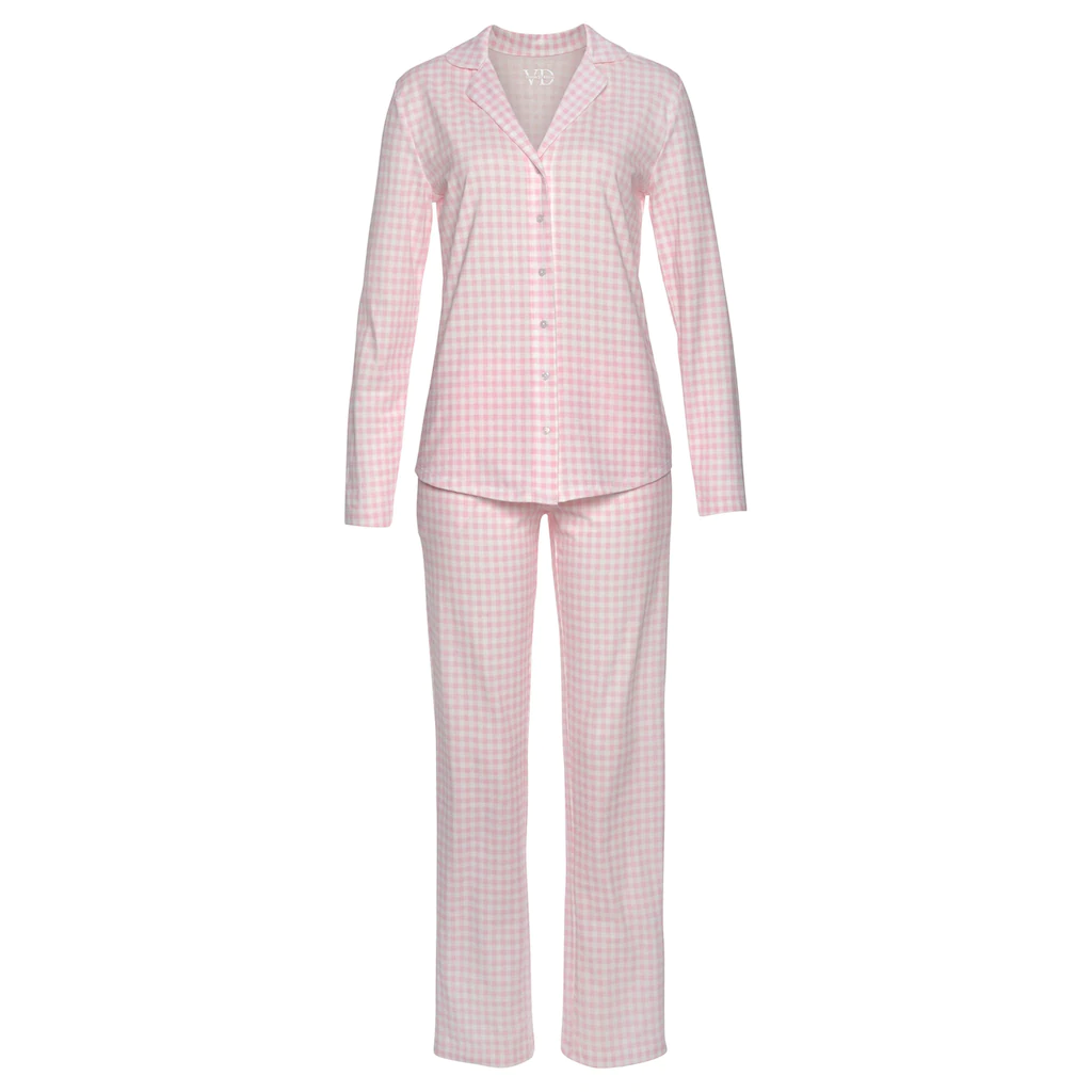 Vivance Dreams Pyjama (2 tlg.) mit feinem Muster online bestellen Fabrikverkauf