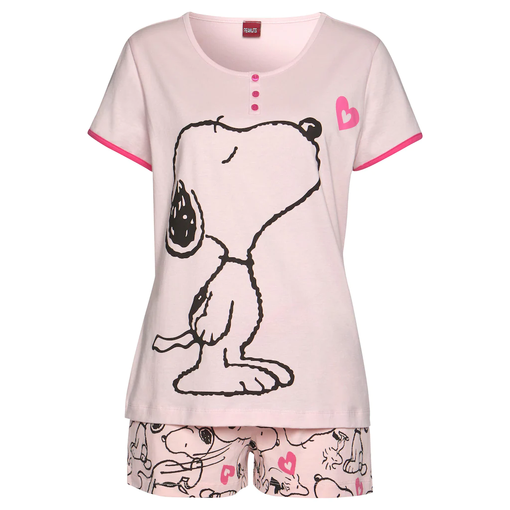 Peanuts Shorty (2 tlg.) mit Snoopy-Herz-Print kaufen Preisnachlass