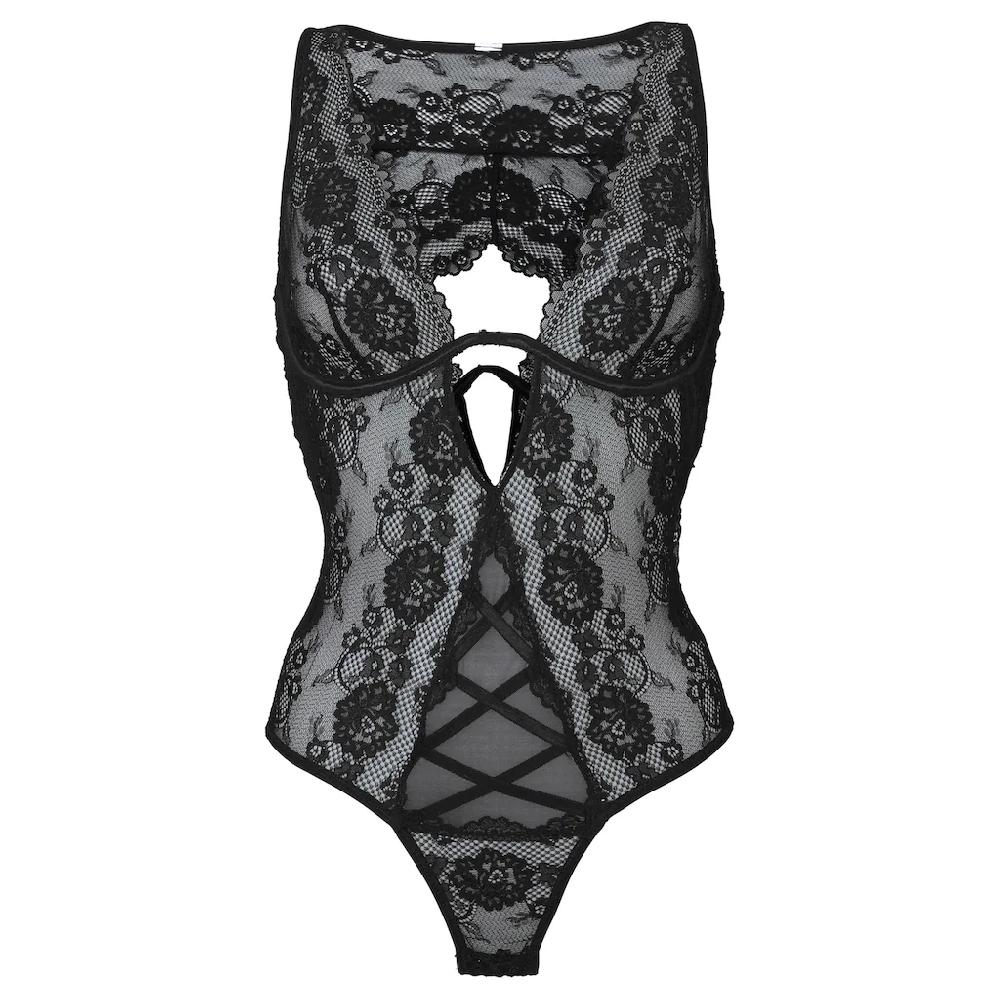 JETTE Body mit Bügel und verführerischer Schnürung sexy Dessous Reizwäsche kaufen Tägliche Deals