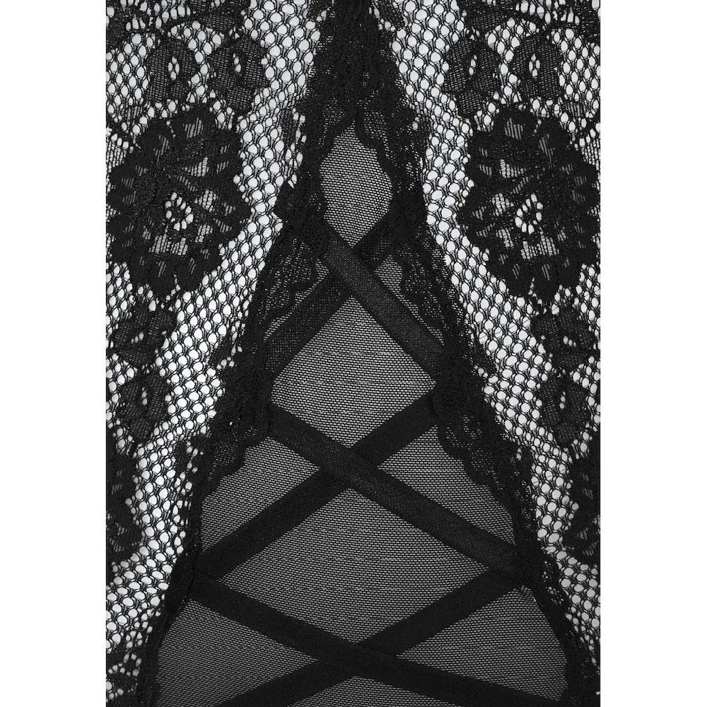 JETTE Body mit Bügel und verführerischer Schnürung sexy Dessous Reizwäsche kaufen Tägliche Deals