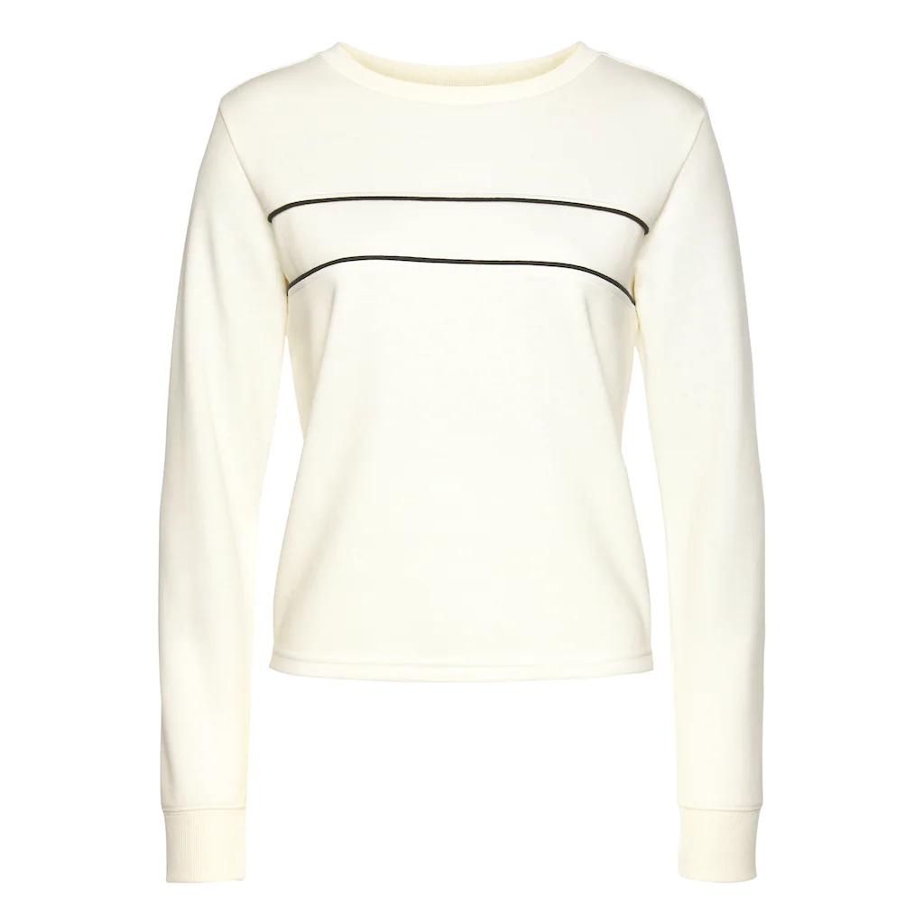 H.I.S Sweatshirt mit Piping auf der Brust Loungewear Begrenzte Freigabe