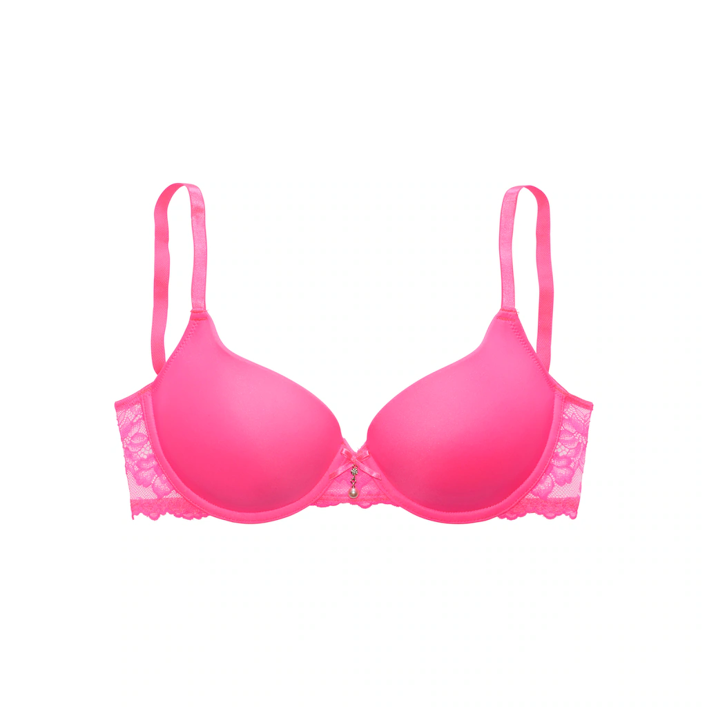 LASCANA Schalen-BH mit Bügel und hübschem Spitzenrücken sexy Dessous Riesige Rabatte