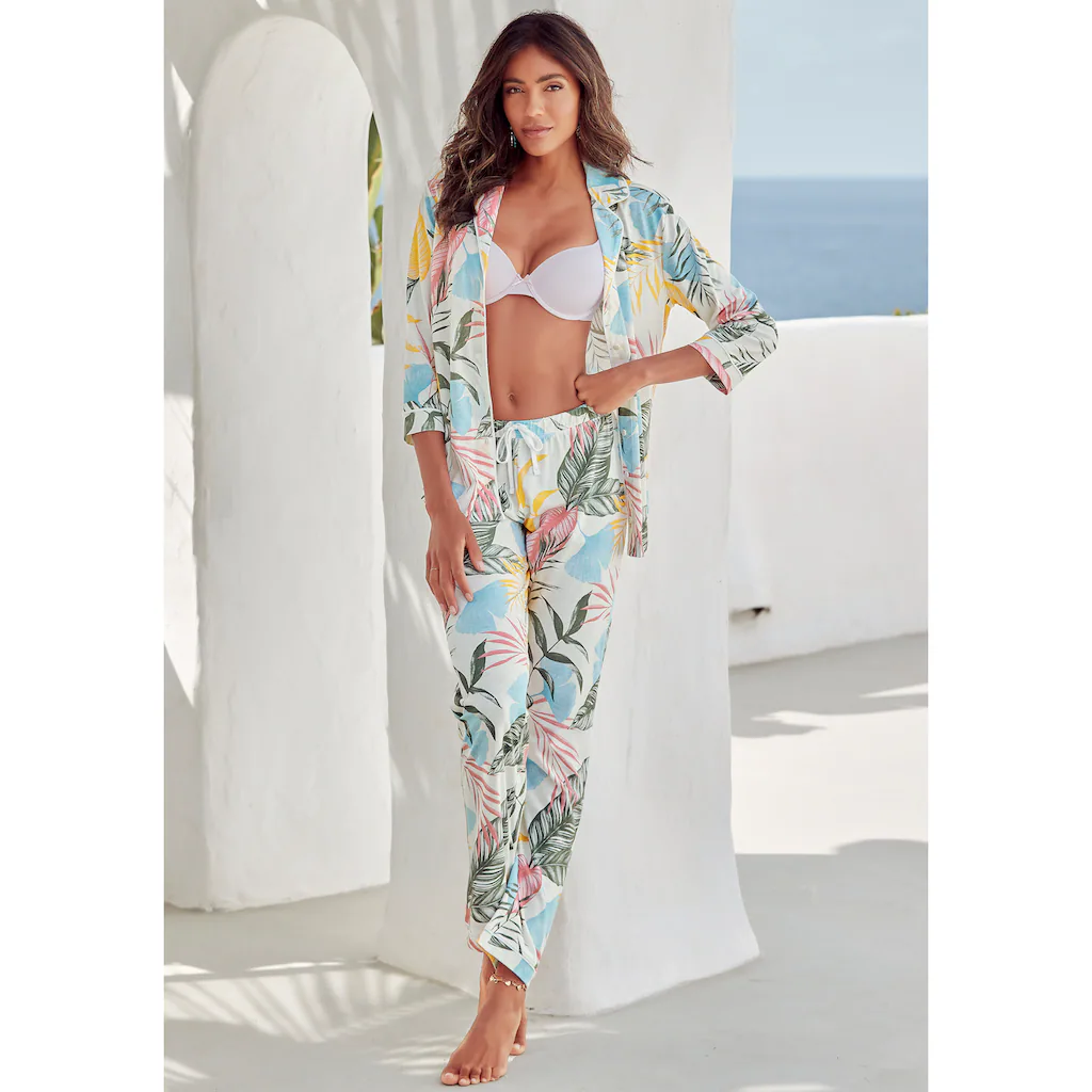 Vivance Dreams Pyjama mit floralem Druck kaufen Rabatte dieses Monats