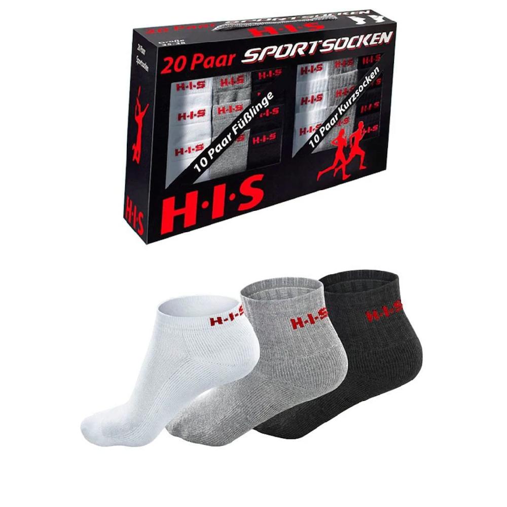 H.I.S Kurzsocken (Set 20 Paar) und Sneakersocken mit Frottee online kaufen Auslauf