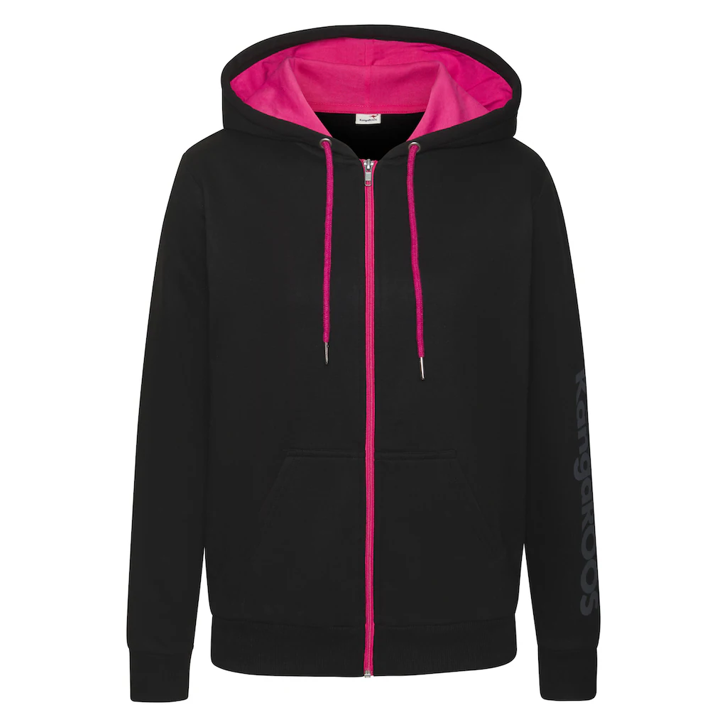 KangaROOS Sweatjacke mit kontrastfarbenen Details Loungewear Bis zu 55% Rabatt