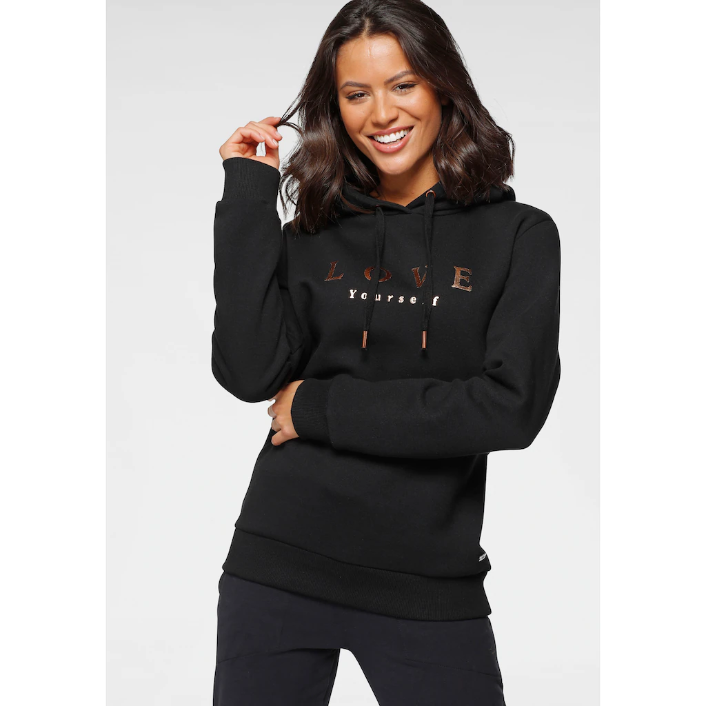 Buffalo Kapuzensweatshirt mit überschnittenen Schultern Loungewear Loungeanzug Speichern exportieren