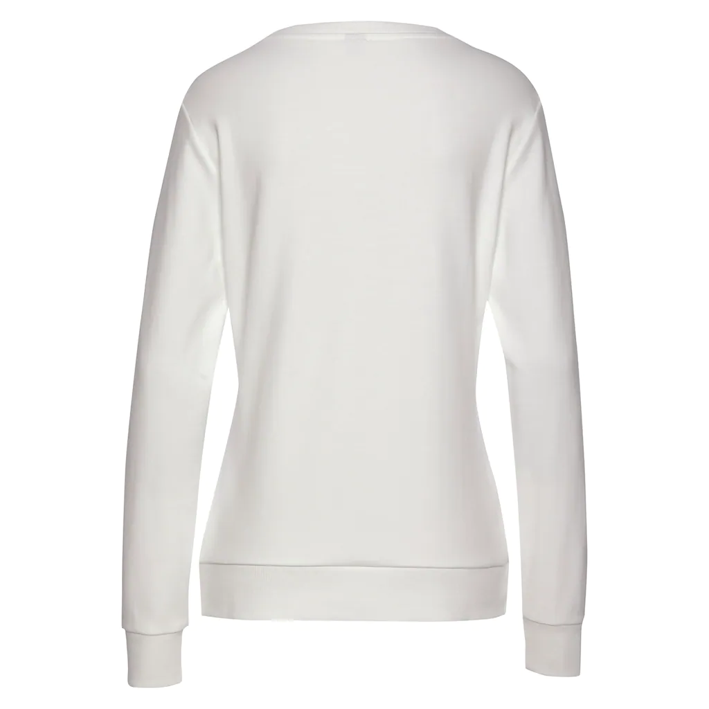 Bench. Loungewear Sweatshirt mit Logostickerei Loungewear Rabatt
