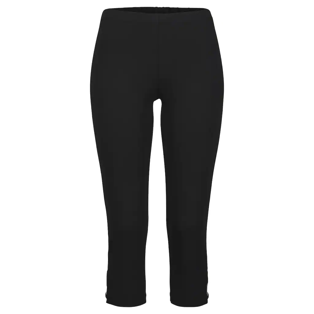 LASCANA Caprileggings mit Cut-outs am Saum 3/4-Länge Basic elastisch Großer Ausverkauf