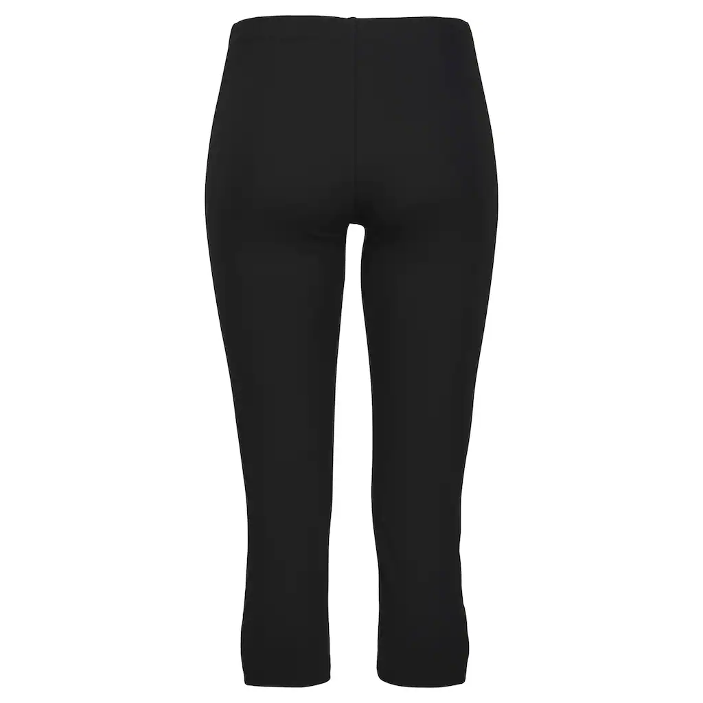 LASCANA Caprileggings mit Cut-outs am Saum 3/4-Länge Basic elastisch Großer Ausverkauf