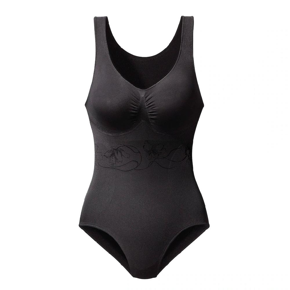 LASCANA Shaping-Body mit zarter eingestickter Blumenranke Lagerräumung