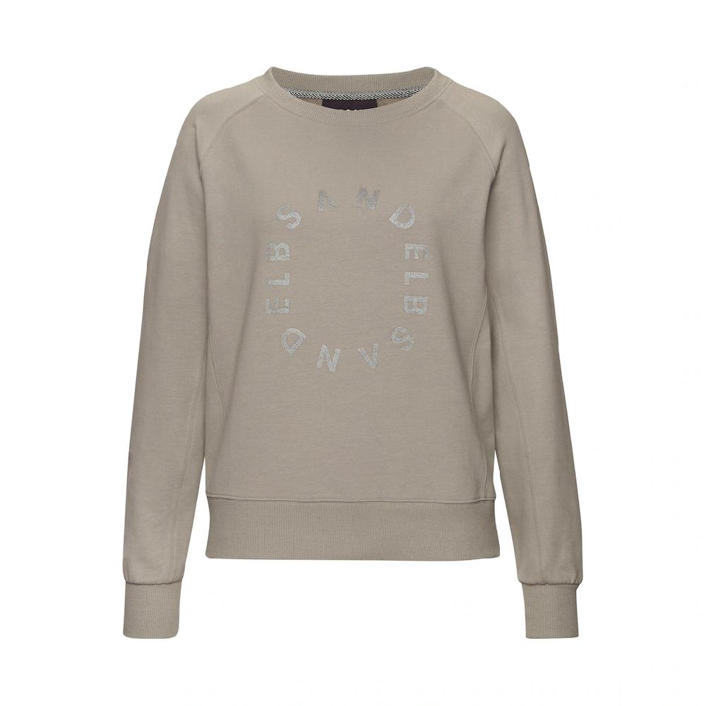 Elbsand Sweatshirt mit Frontprint Rundhalsausschnitt Printpullover casual-sportlich Exklusive Angebote
