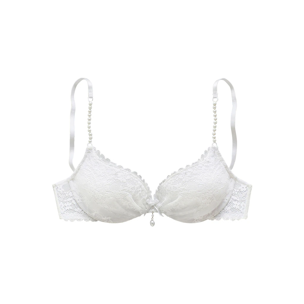 LASCANA Push-up-BH mit einzigartigen Kunstperlen-Details sexy Dessous ▷ für Blitzangebot