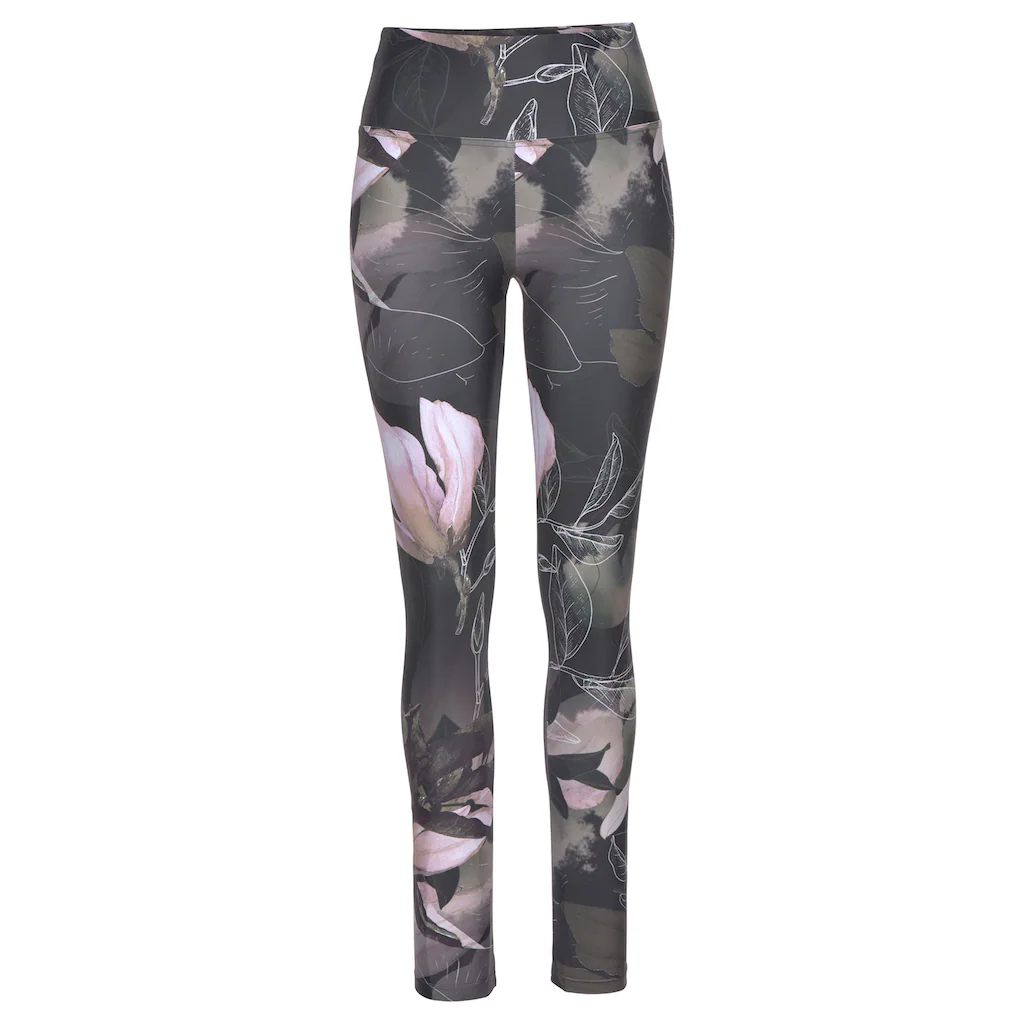 LASCANA ACTIVE Leggings »Tropical« mit abstraktem Blumenprint Loungewear Räumungsverkauf