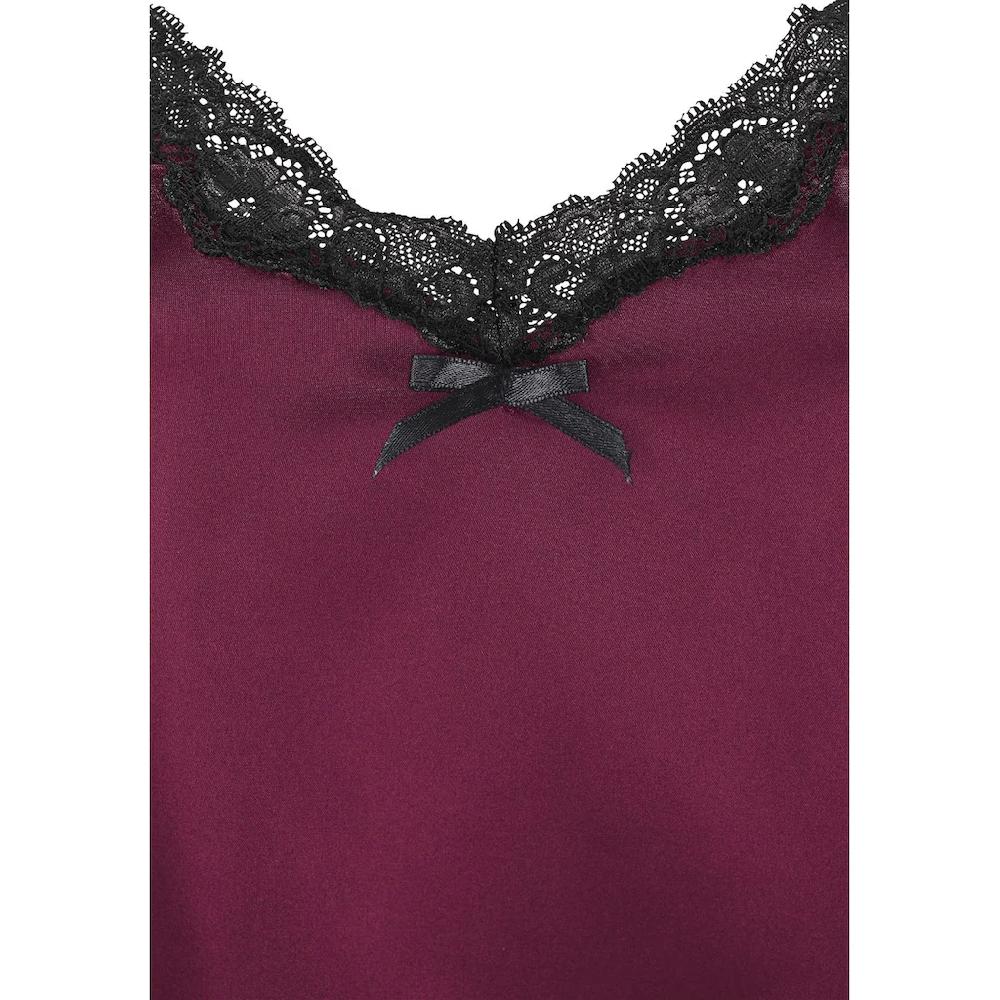 LASCANA Negligé »Dessous« aus edlem Satin-Stretch mit verführerischer Spitze bestellen VIP-Rabatte