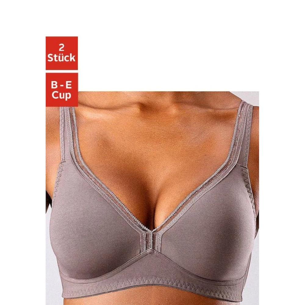 petite fleur T-Shirt-BH ohne Bügel aus Baumwolle Basic Dessous bestellen Kostenlose Rückgabe