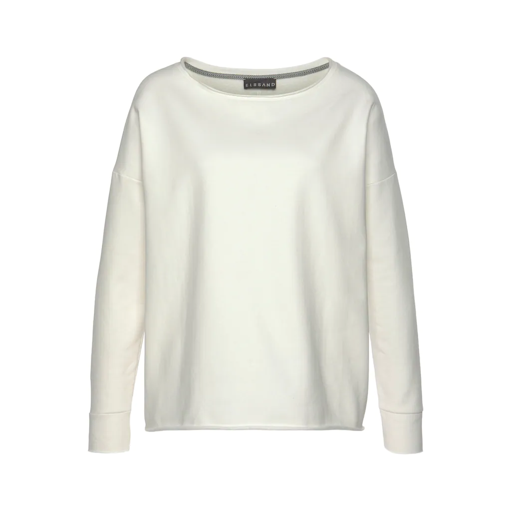 Elbsand Sweatshirt »Raina« mit Logoprint am Rücken sportlich-casual Begrenzte Freigabe