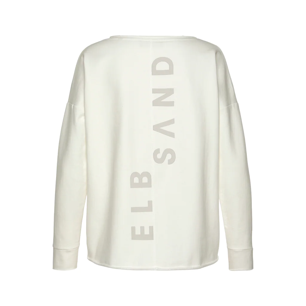 Elbsand Sweatshirt »Raina« mit Logoprint am Rücken sportlich-casual Begrenzte Freigabe