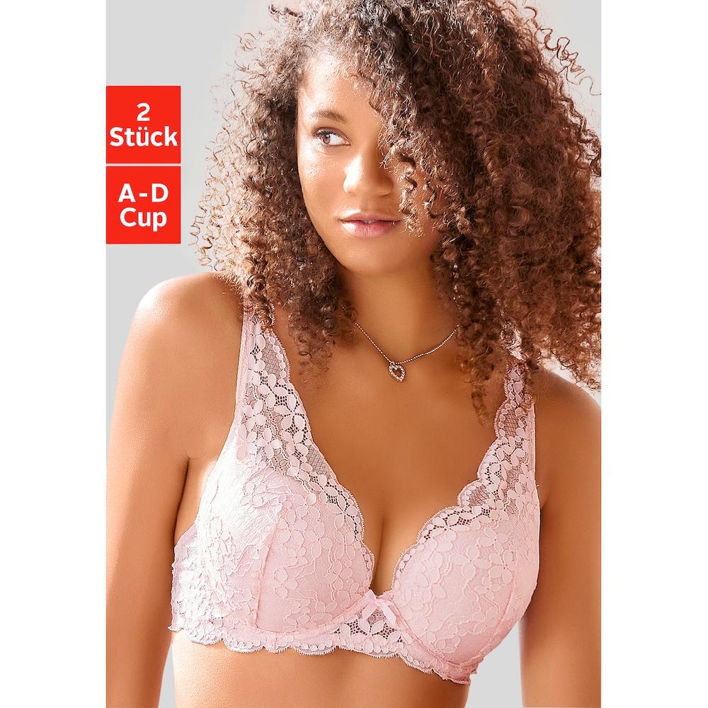 petite fleur Push-up-BH in High Apex Schnittform Dessous bestellen Discount Store für neue Produkte