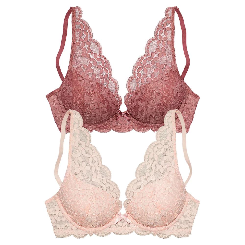 petite fleur Push-up-BH in High Apex Schnittform Dessous bestellen Discount Store für neue Produkte