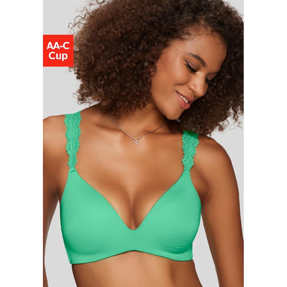 LASCANA Push-up-BH ohne Bügel mit wunderschönen Spitzenträgern online bestellen Begrenzt auf 3 Tage