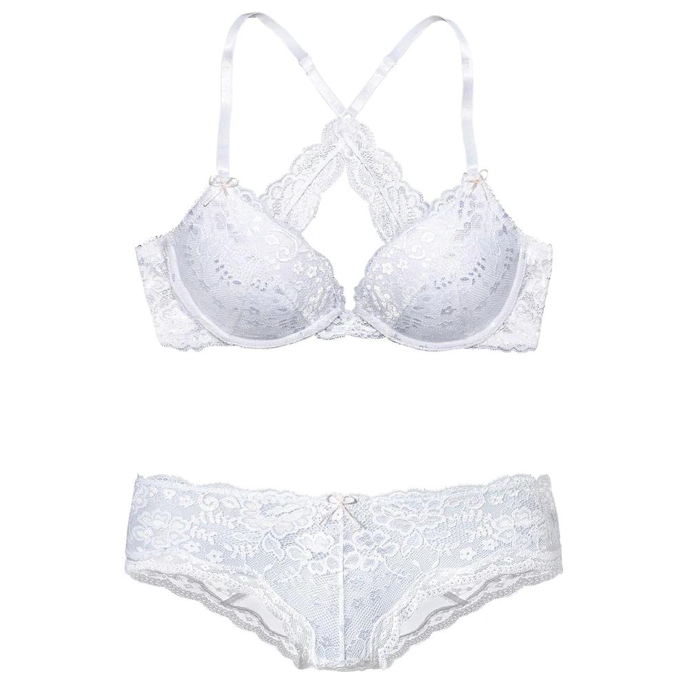 LASCANA Set: Push-up-BH (Set 2 tlg. mit Panty) mit zarter Spitze sexy Dessous Reizwäsche ▷ für 2025
