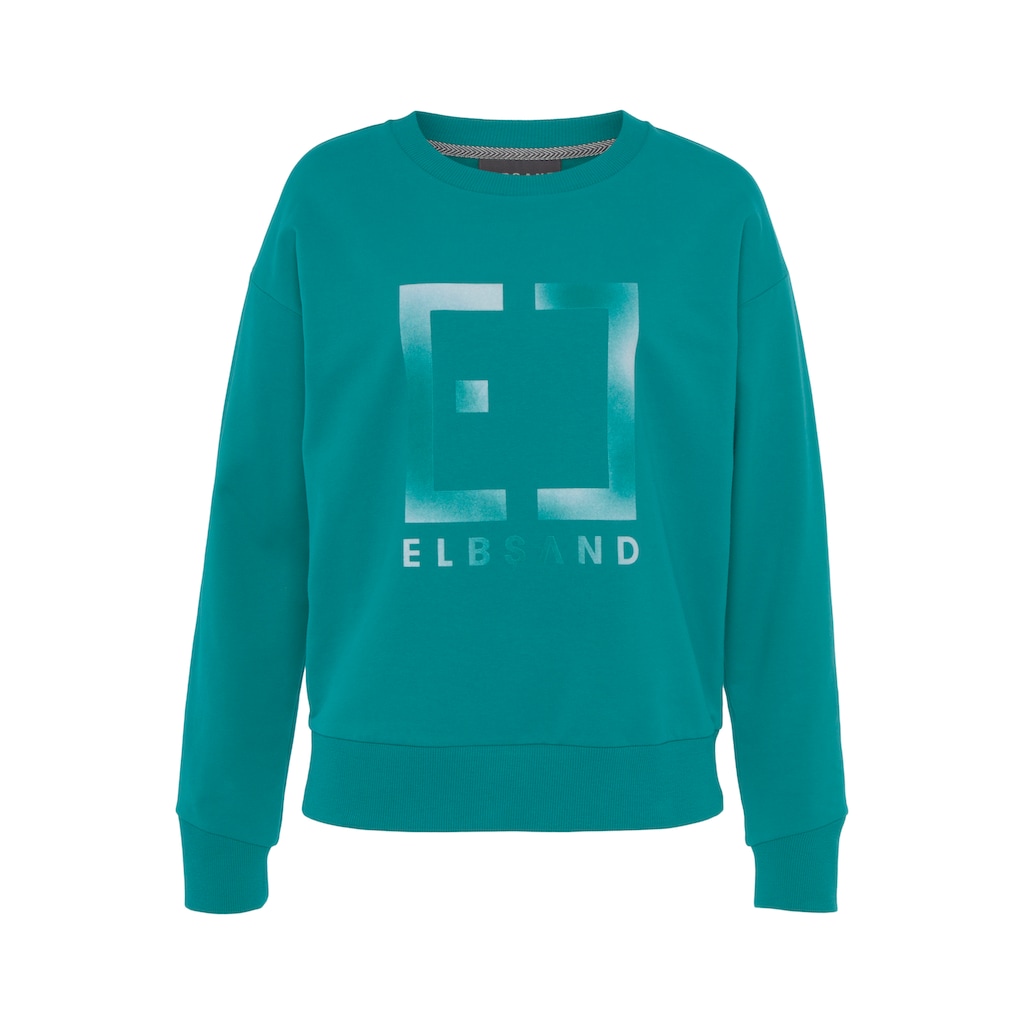Elbsand Sweatshirt »Fionni« mit großem Logoprint sportlich-casual Online