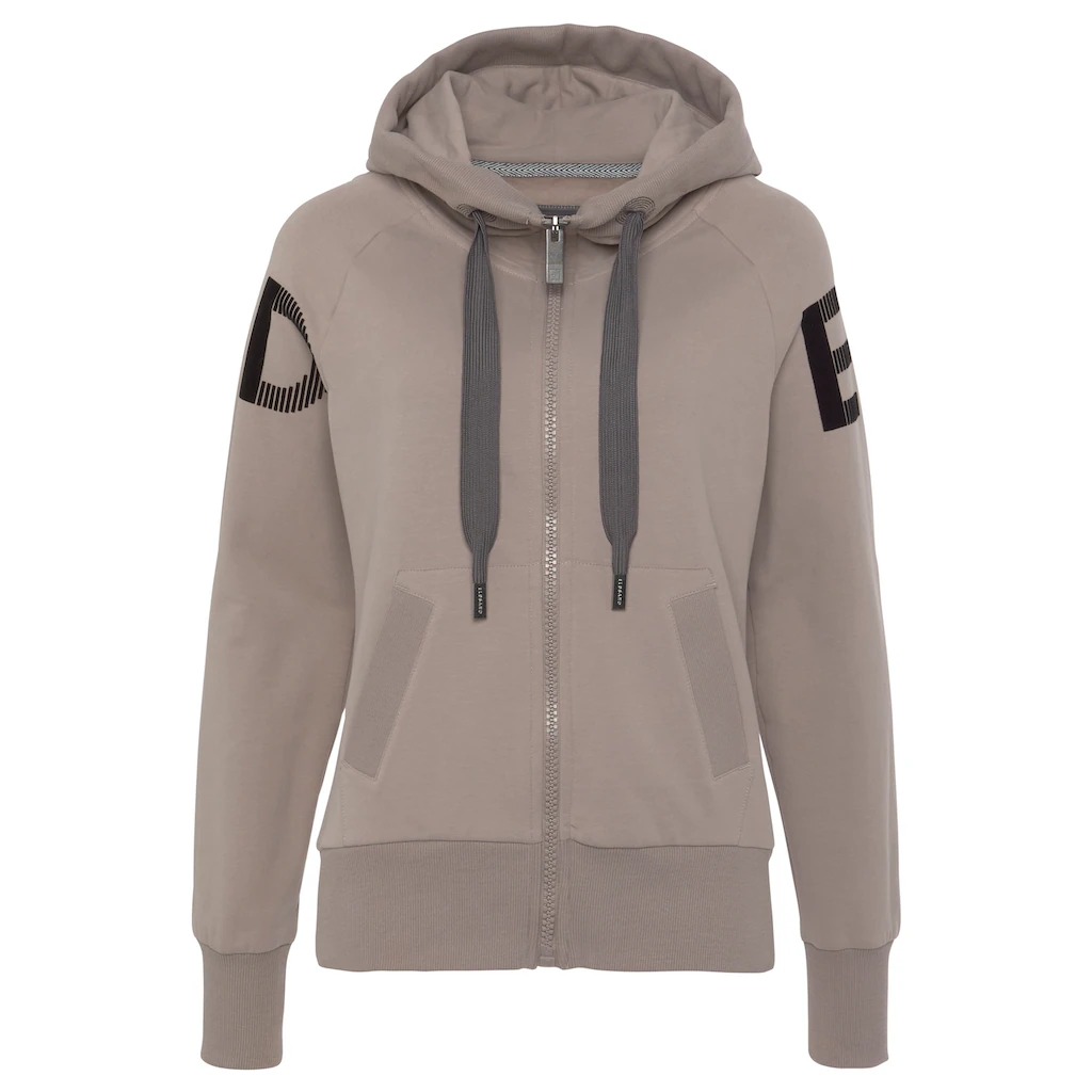 Elbsand Sweatjacke »Kekoa« mit großem Logodruck hinten bequeme Freizeitjacke mit Taschen Günstiger Verkauf