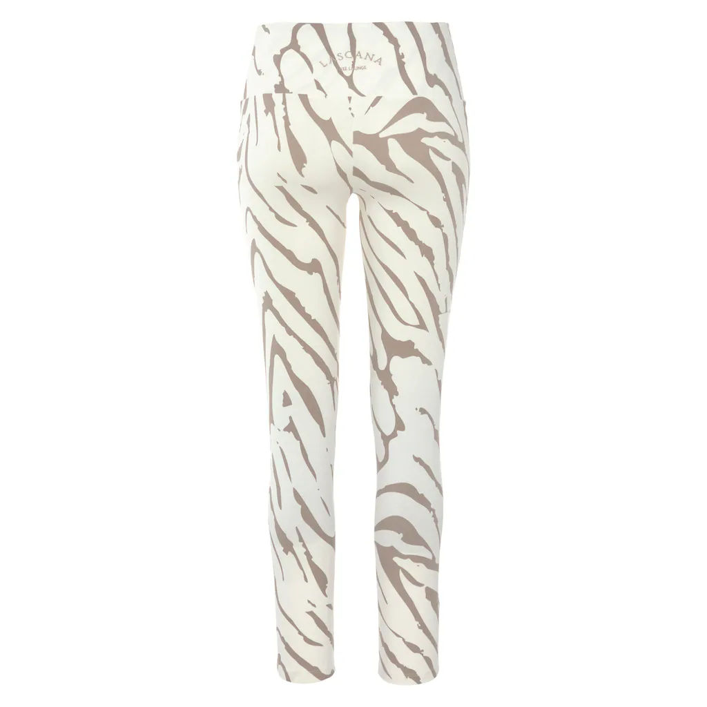 LASCANA Leggings mit Zebramuster und breitem Bund Loungewear Fabrik Onlineshop