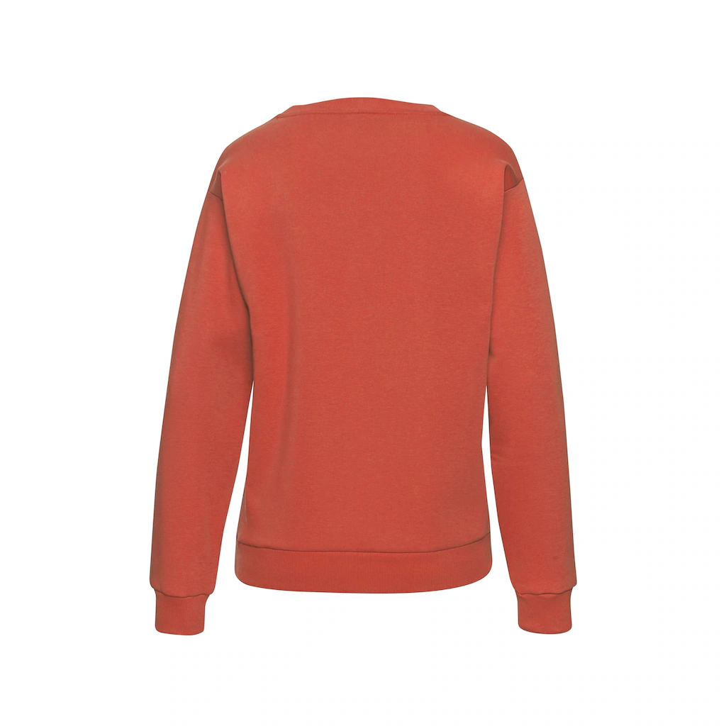 LASCANA Sweatshirt Loungehirt mit Herz-Leo-Druck Loungewear Versandkostenfrei