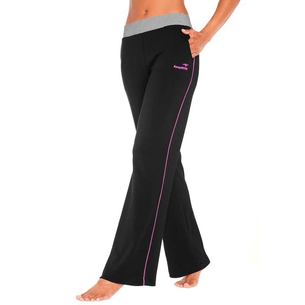 KangaROOS Relaxhose mit breitem Bund Loungewear Loungeanzug Weihnachtsangebot
