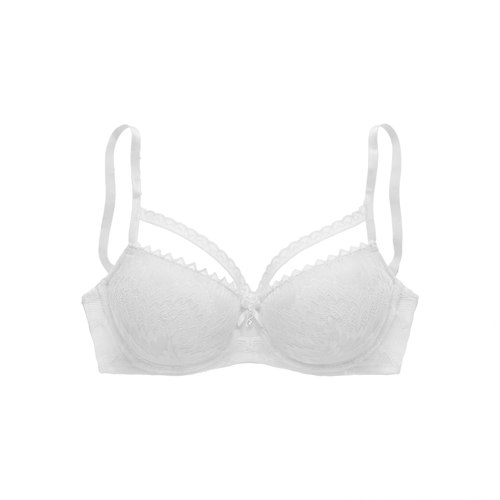 LASCANA Schalen-BH mit modischer Zick-Zack-Spitze im Balconnet-Schnitt Dessous bestellen VIP-Rabatte