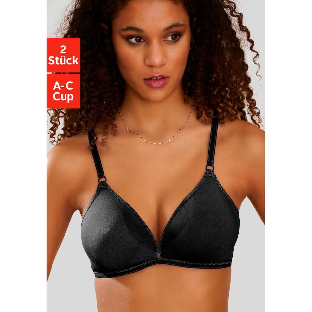 petite fleur Soft-BH (Packung 2 Stück) ohne Bügel im Triangel Schnitt online kaufen Letzte 3 Tage