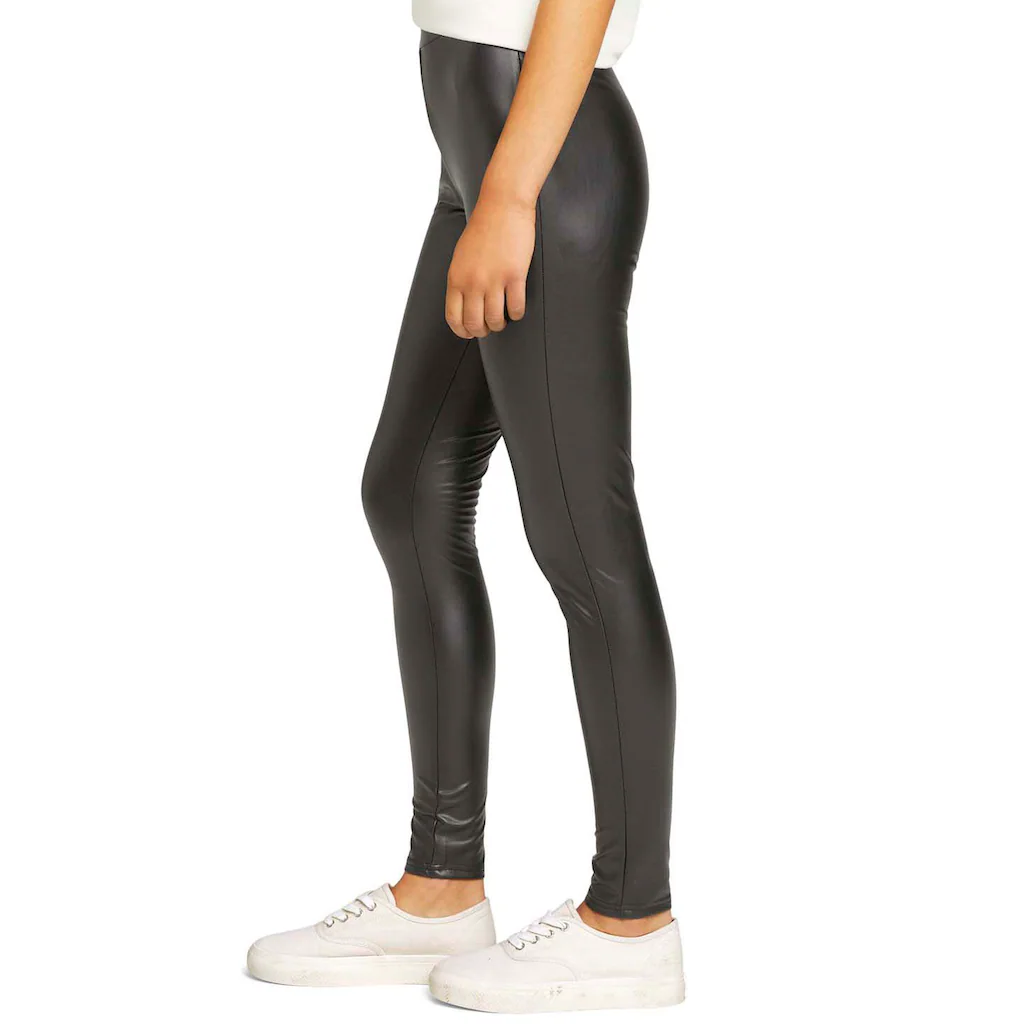 TOM TAILOR Denim Leggings in Lederoptik Super Rabatt